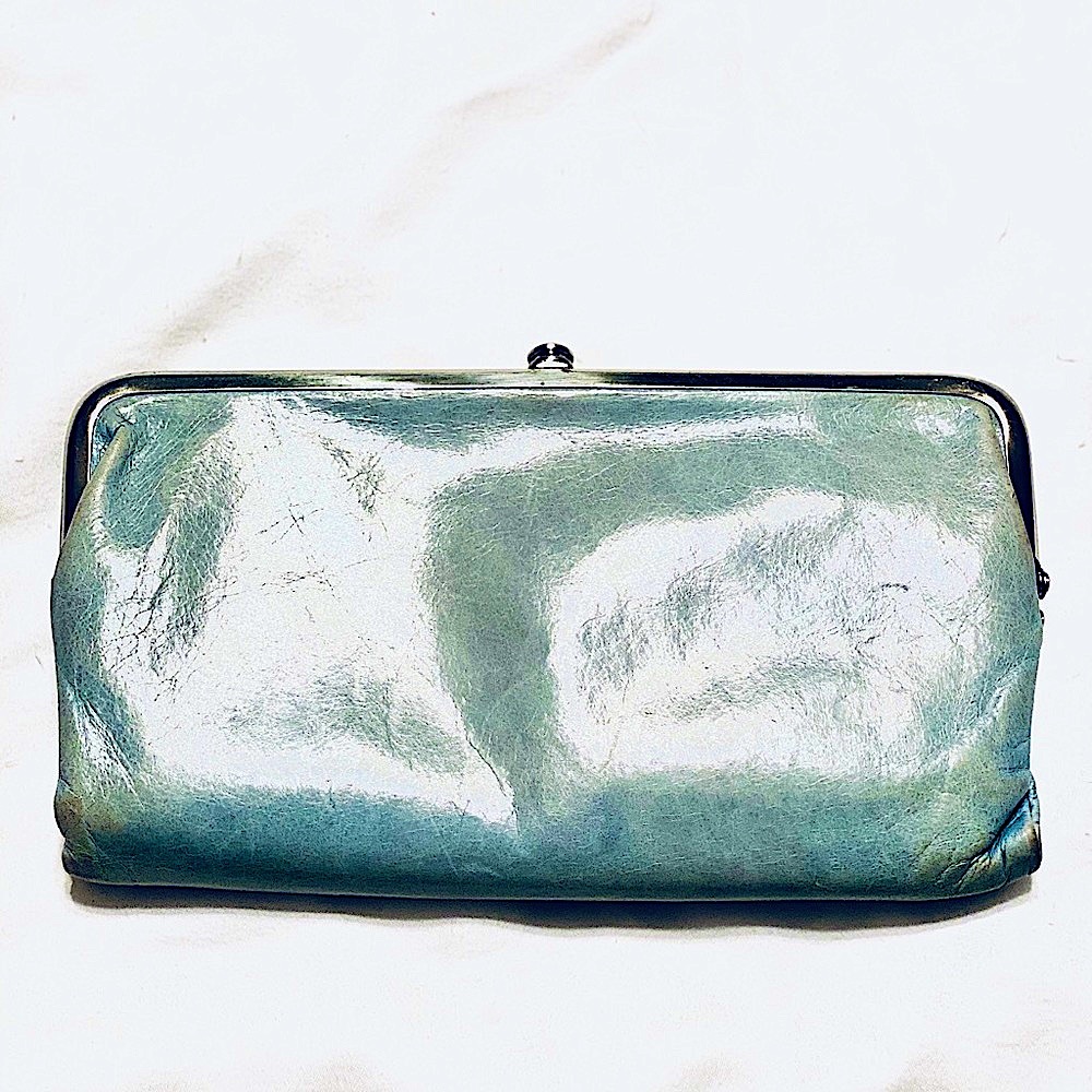 Baby Blue Hobo Wallet